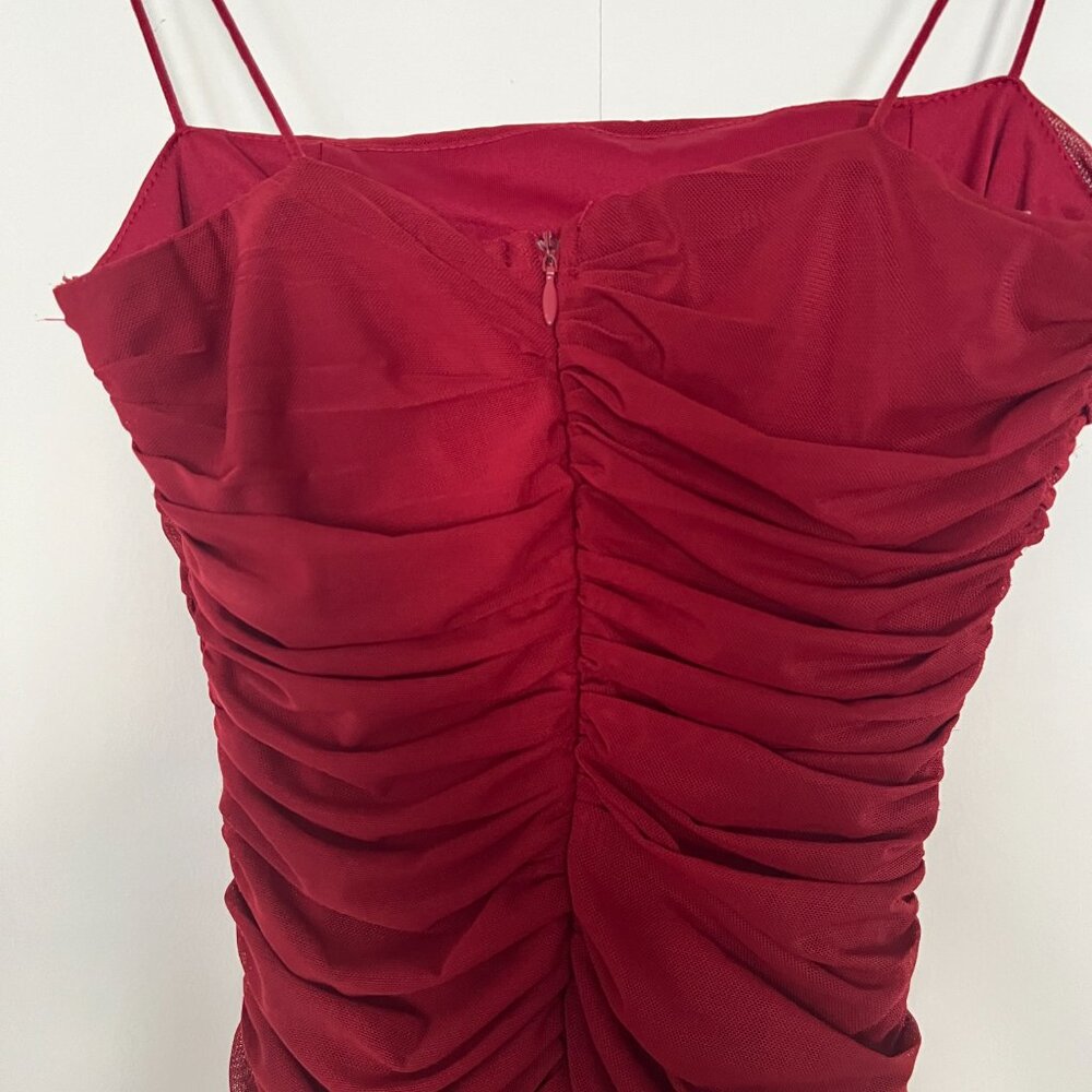 Princess Polly Tara Mini Dress in Red **PRE-OWNED*** - Picture 6 of 8